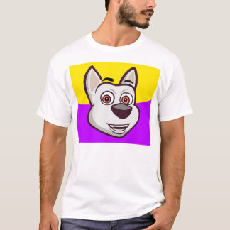Camiseta Meu t-shirt de fala de Charlie do cão para o roxo