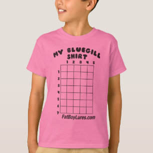 Camiseta Meu t-shirt de medição do Bluegill