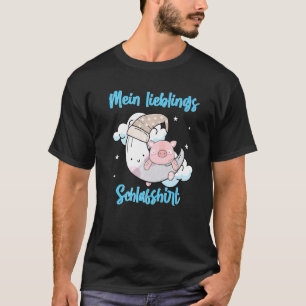 Camiseta Meu Teacup Pig Mini Pig Moon Sleep Favorito