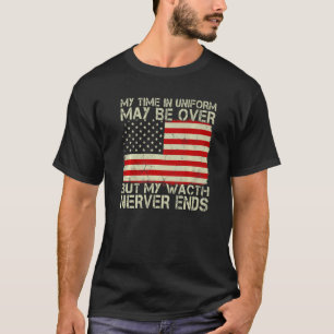 Camiseta Meu Tempo De Uniforme Pode Estar Acabado, Mas Meu 