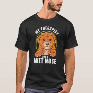 Camiseta Meu Terapeuta Tem Um Nariz Molhado Cachorro Cavapo