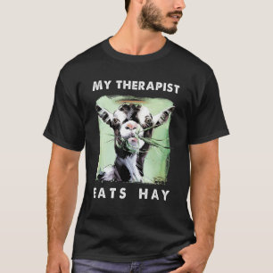 Camiseta Meu Terapista Come Hay - Engraçado Presente De Sob