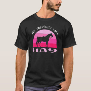 Camiseta Meu Terapista Come Hay Equestrian