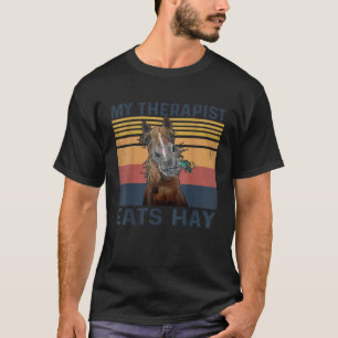 Camiseta Meu Terapista Come Hay Horse