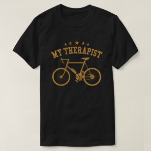 Camiseta Meu Terapista Funny Bike Rider Ciclista 