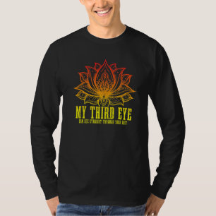 Camiseta Meu Terceiro Olho Consegue Ver Através Do Seu Budi