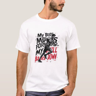 Camiseta Meu testamento nunca volta - Design de atleta