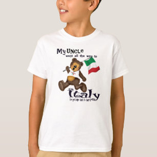 Camiseta Meu tio foi à Itália