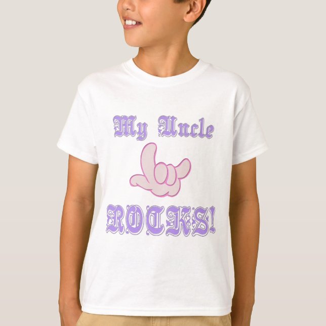 Camiseta Meu tio Rocks (Frente)