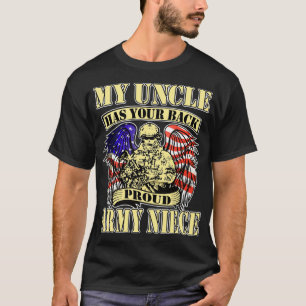 Camiseta Meu tio Tem Seu Exército Orgulhoso...