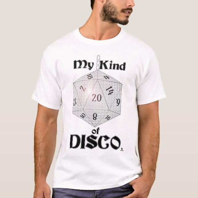 Camiseta Meu Tipo De Disco Diversão Dice Boardgame Divertid (Frente)