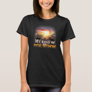 Camiseta Meu Tipo De Quota De Motocicleta Distante Social