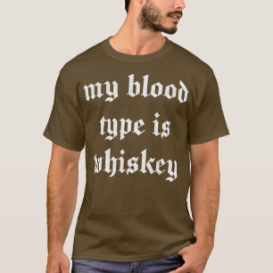 Camiseta Meu Tipo De Sangue É Whiskey