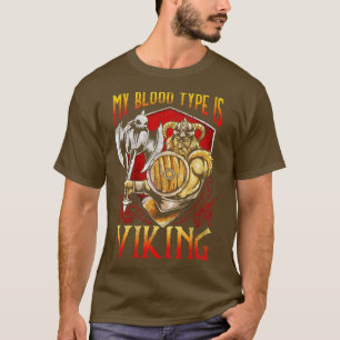 Camiseta Meu Tipo De Sangue Está Viking