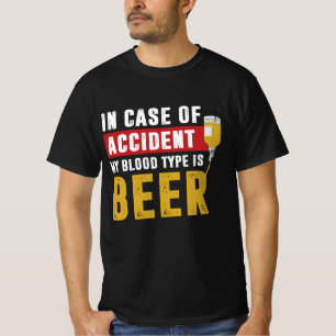 Camiseta Meu tipo sanguíneo é cerveja