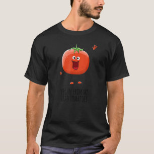 Camiseta Meu Tomate De Cabeça Rosa A Vegan