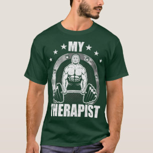 Camiseta Meu Trabalho de Arranjo de Peso de Construção de