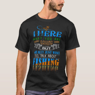 Camiseta Meu Traje de Pesca da Sorte - Peixe de Água Doce R