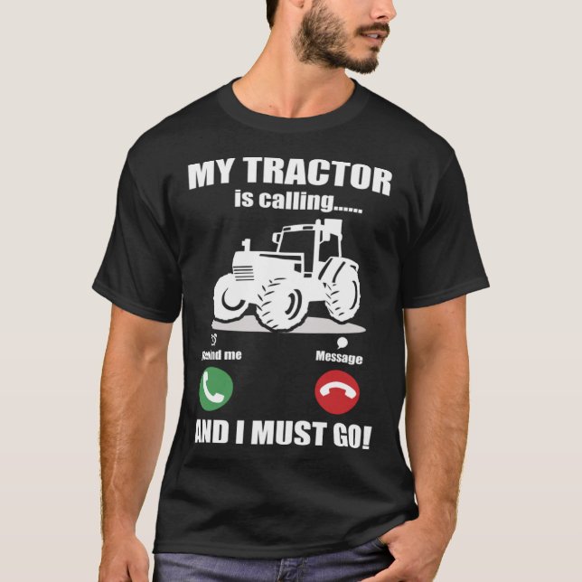 Camiseta Meu Trator está ligando (Frente)
