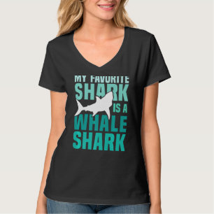 Camiseta Meu Tubarão Favorito É Um Tubarão De Baleia Engraç