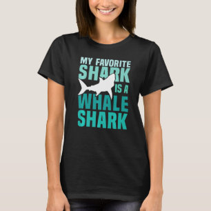 Camiseta Meu Tubarão Favorito É Um Tubarão De Baleia Engraç