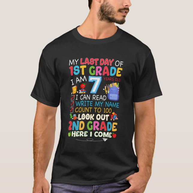 Camiseta Meu Último Dia De Segundo De Graduação Do Primeiro (Frente)