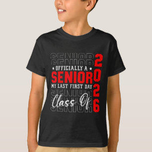 Camiseta Meu Último Primeiro Dia Sênior 2026 Volta às Aulas