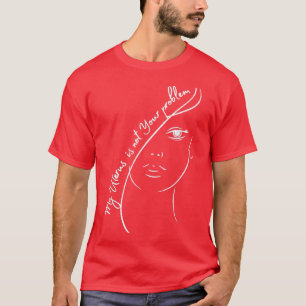 Camiseta Meu Útero Não É Seu Problema Com As Mulheres Femin