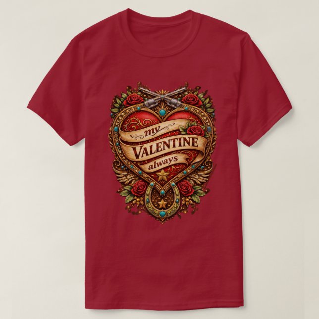 Camiseta Meu valentim  (Frente do Design)