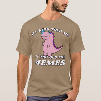 Camiseta Meu velho Eu Imoo Velho Para Memes garoto dos anos