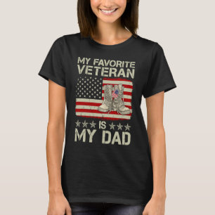 Camiseta Meu Veterano Favorito É Meu Combate Ao Pai Boots A
