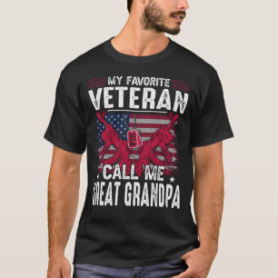 Camiseta Meu Veterano Favorito Me Chame De EXCELENTE GRANDP