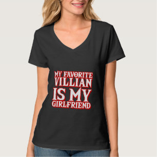 Camiseta Meu Vilão Favorito É Minha Namorada