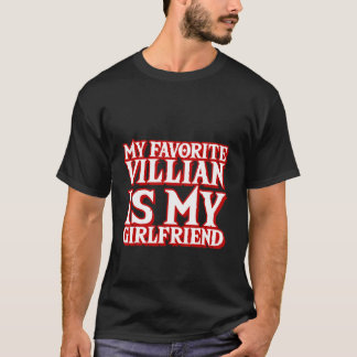 Camiseta Meu Villain Favorito É Meu Namorada