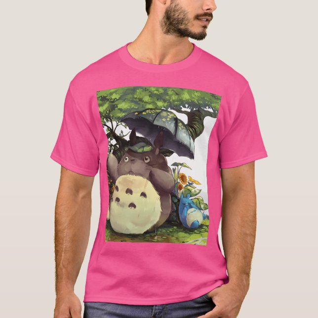 Camiseta Meu vizinho Totoro Fanart (Frente)