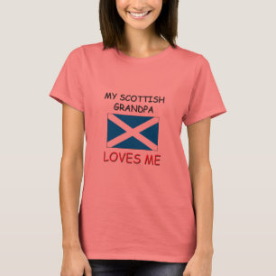 Camiseta Meu vovô do Scottish ama-me