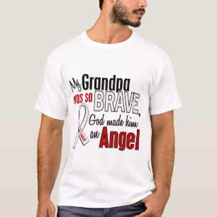Camiseta Meu vovô é um câncer pulmonar do anjo