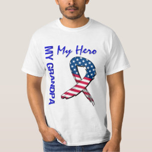 Camiseta Meu vovô minha fita patriótica do Grunge do her