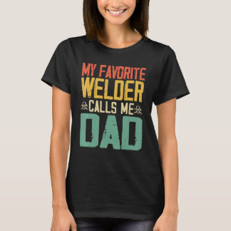 Camiseta Meu Welder Favorito Me Chama De Retrô De Pai Vinta