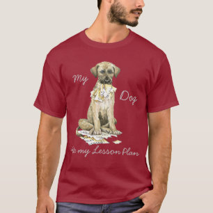Camiseta Meu Wolfhound irlandês comeu meu plano de aula