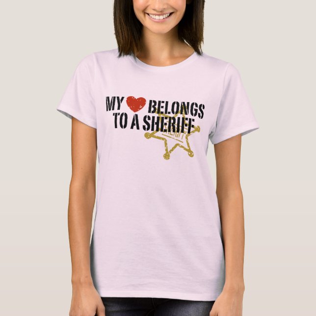 Camiseta Meu Xerife do Coração (Frente)