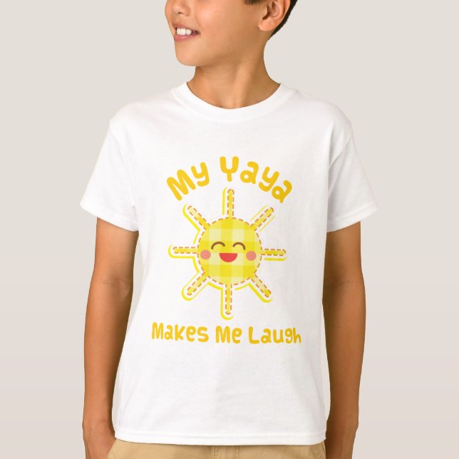 Camiseta Meu Yaya faz-me rir (Frente)