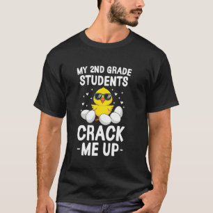 Camiseta Meus alunos da 2ª série me fazem rir no dia de Pás