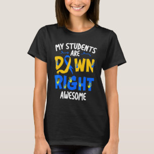 Camiseta Meus Alunos Estão Incríveis, Professor T21 Dow