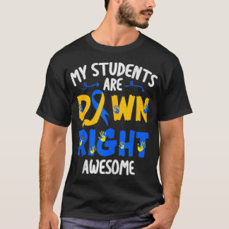 Camiseta Meus Alunos Estão Incríveis, Professor T21 Dow