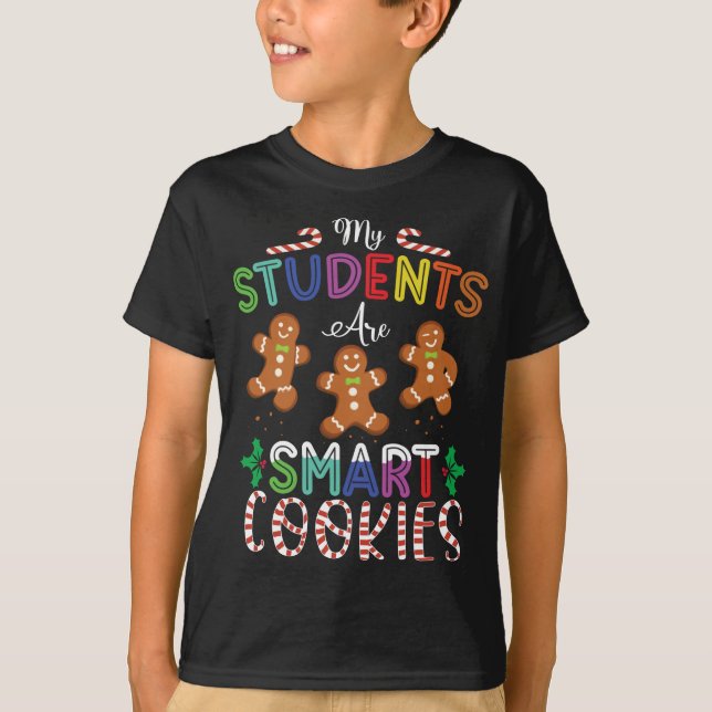 Camiseta Meus Alunos São Biscoitos Inteligentes Gingerpão C (Frente)