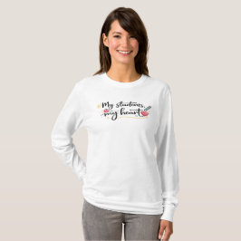 Camiseta Meus Alunos São Meu Coração Agradecimento ao Profe