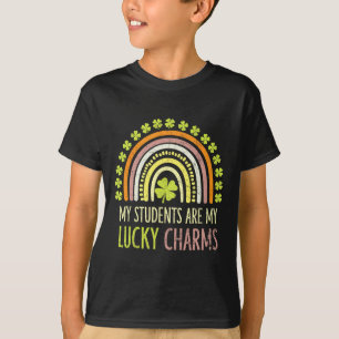 Camiseta Meus Alunos São Meus Amuletos da Sorte Professor S