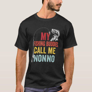 Camiseta Meus Amigos de Pesca Favoritos Me Chamam de Nonno