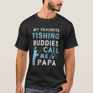 Camiseta Meus Amigos De Pesca Favoritos Me Chamam De Pais D